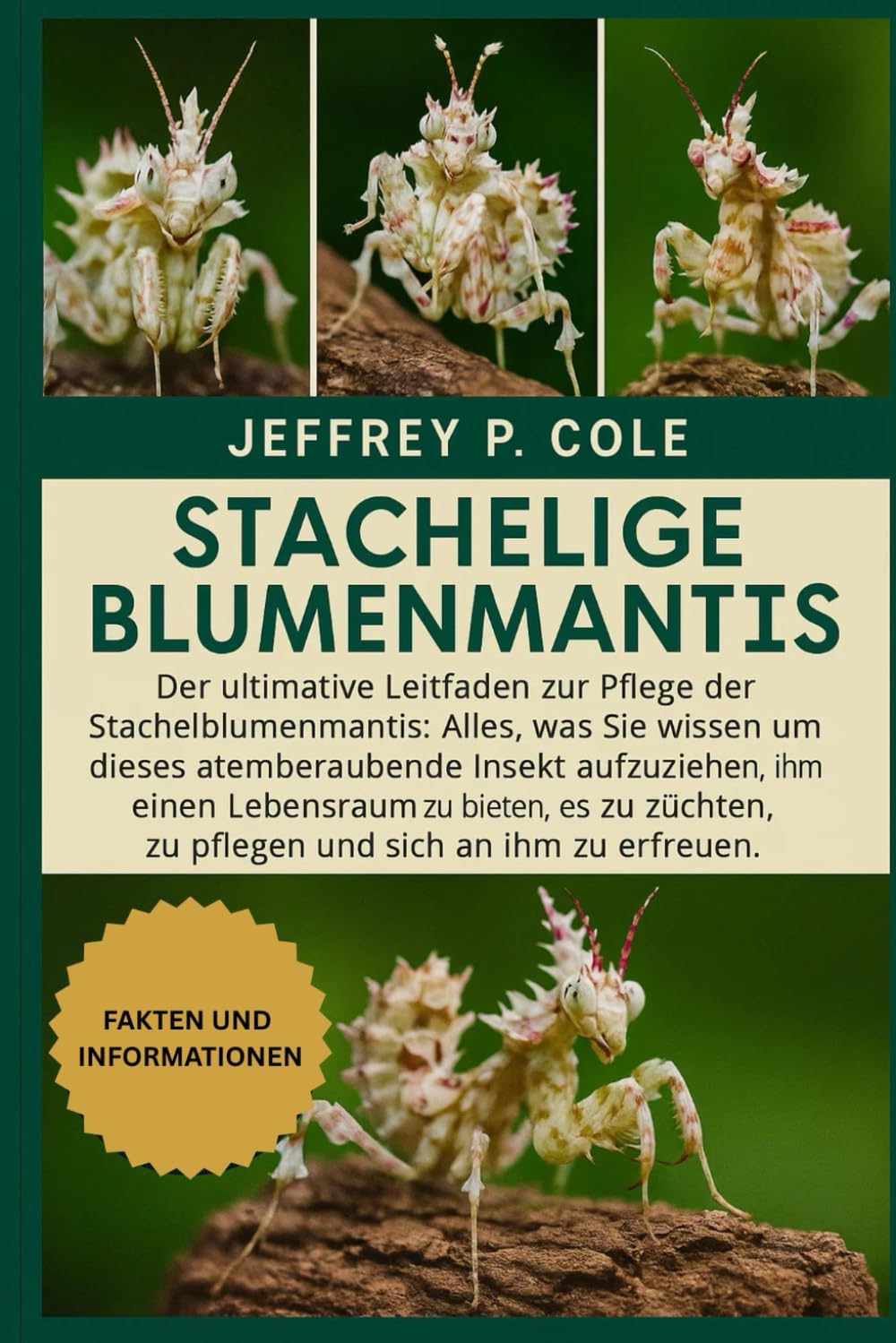 Stachelige Blumenmantis: Der ultimative Leitfaden zur Pflege der Stachelblumenmantis: Alles, was Sie wissen müssen, um dieses atemberaubende Insekt ... zu pflegen und sich an ihm zu erfreuen.