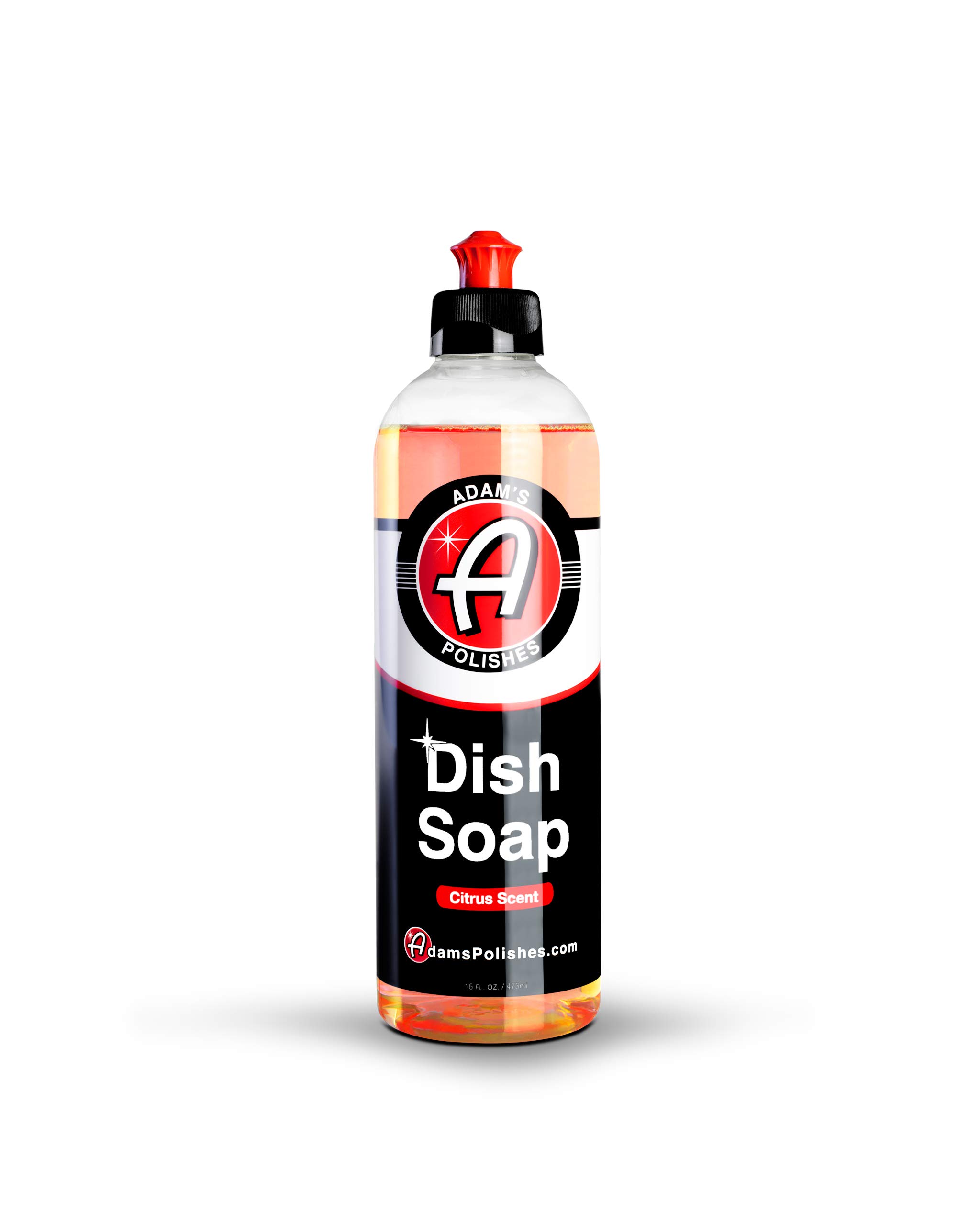 Adams Polishes Dish Soap - Works Great on Dishes Glasses Utensils Pots Pans Citrus 16 fl oz