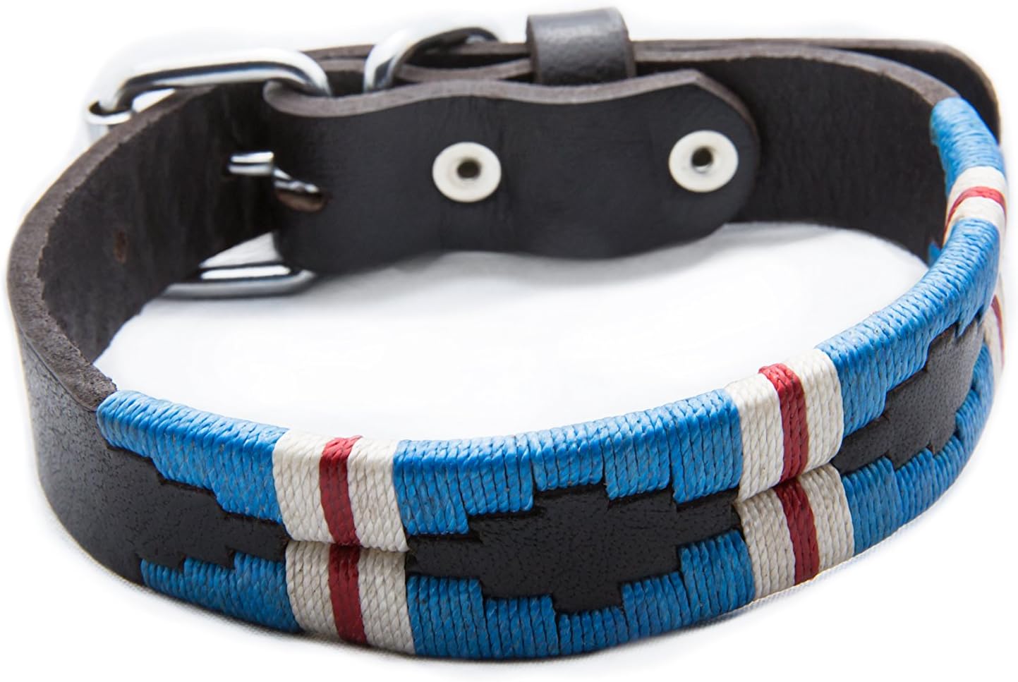 Gaucho Goods Soft Leather Dog Collar - The Pacific (M)