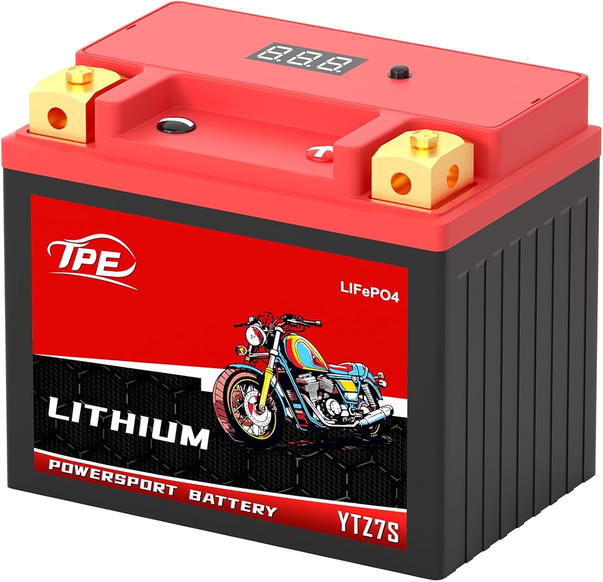 Lithium YTZ7S-BS 12V 4AH 380CCA Motorcycle Battery Powersport Battery for ATV, Jet Ski, Scooter, PWC & More