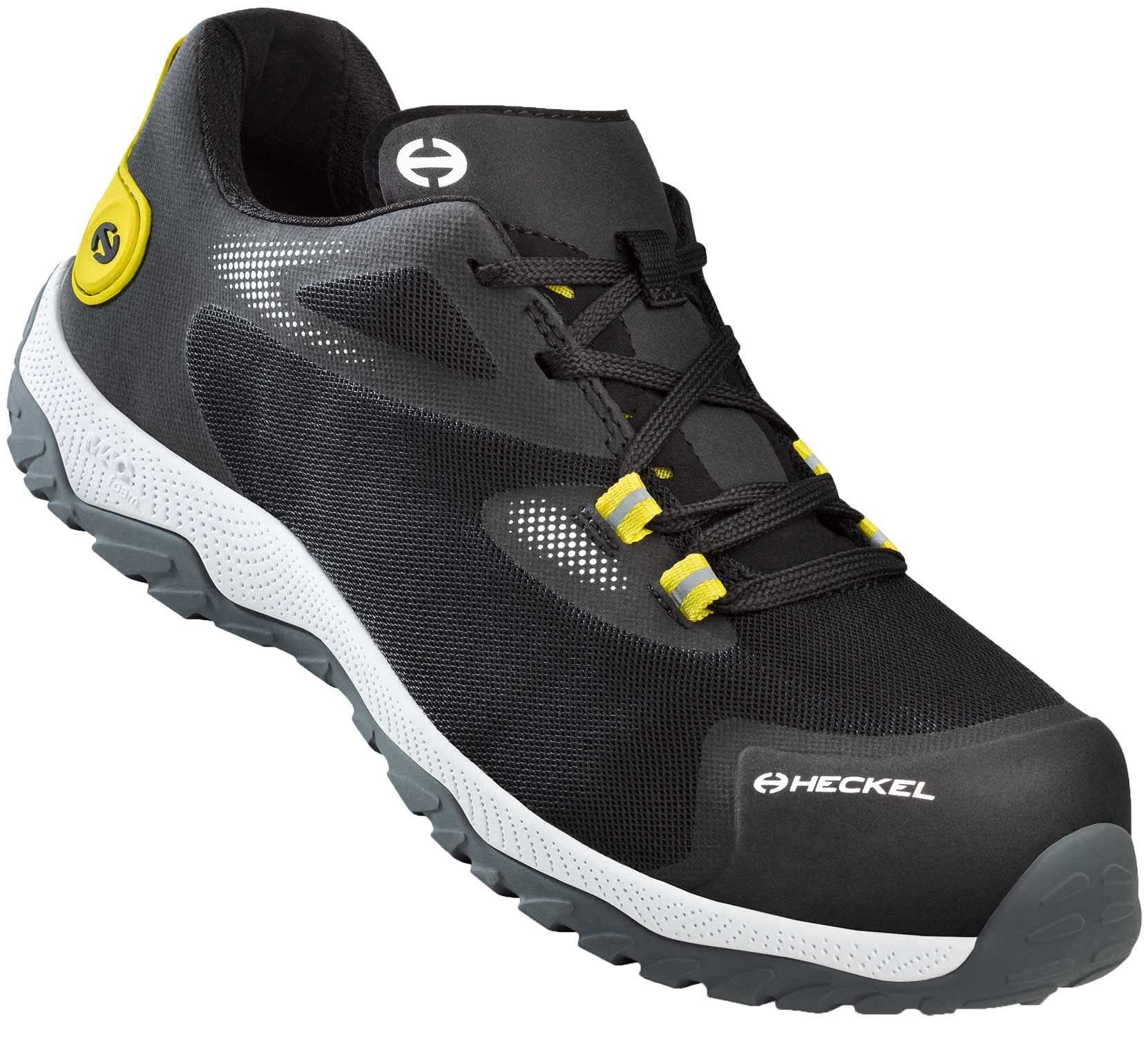Heckel Herren S1p Flexible Sicherheitsschuhe, Schwarz Amarillo, 42 EU