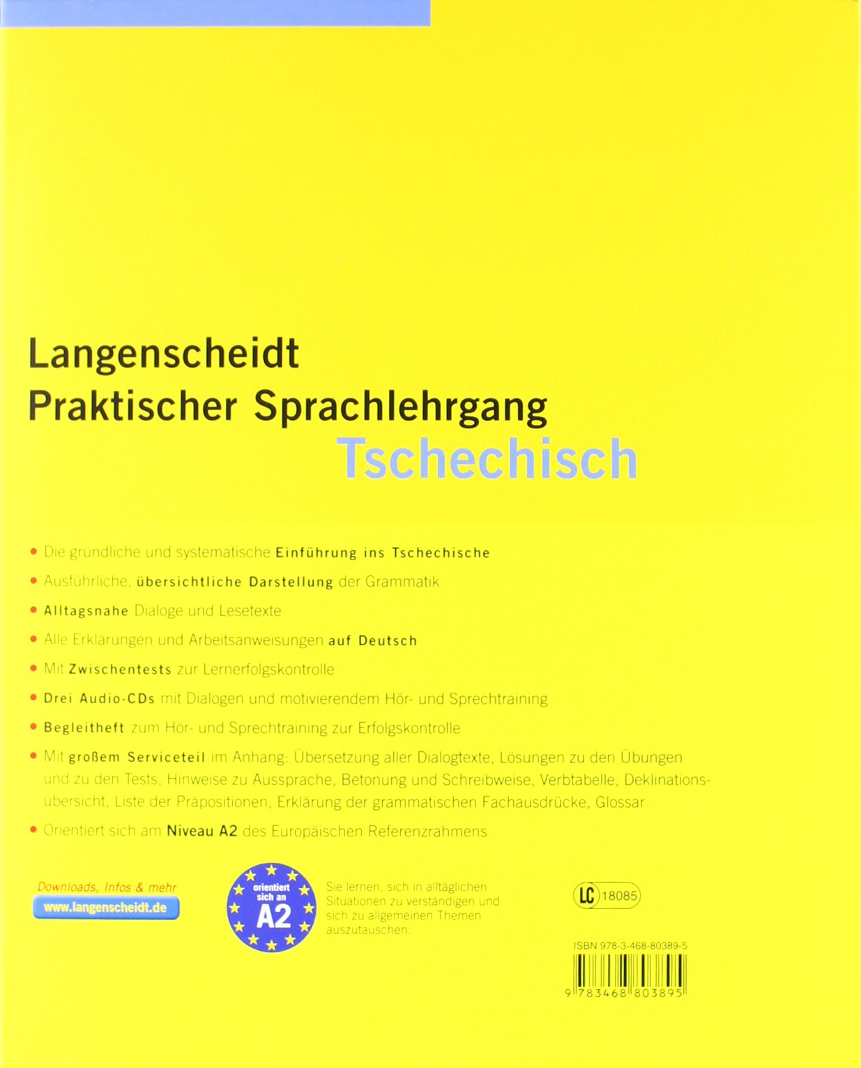Langenscheidt Praktischer Sprachlehrgang Tschechisch - Buch, 3 Audio-CDs + Begleitheft: Der Standardkurs für Selbstlerner (Langenscheidt Praktische Sprachlehrgänge)