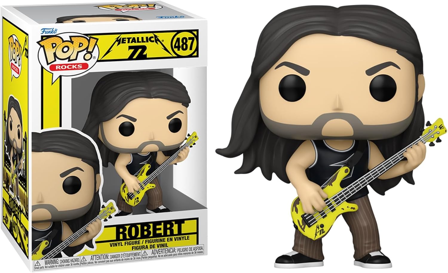 Funko Pop! Rocks: Metallica - Robert - 72 Seasons - Collectable Vinyl Figure - Gift Idea - Official Merchandise - Toys for Kids & Adults - Music Fans - Model Figure for Collectors