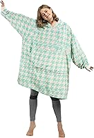 Vista 14 de Catalonia Sudadera con Capucha Manta de Gran Tamaño con Estampado de Gato y Perro de los 80, Sudadera de Forro Polar Vestible tipo Pullover