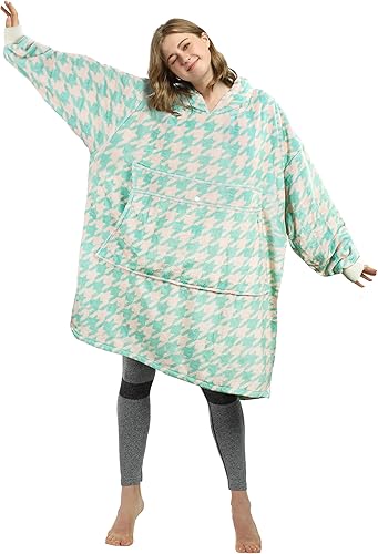 Catalonia Sudadera con Capucha Manta Extragrande, Sudadera de Forro Polar con Bolsillo Frontal Grande, para Adultos Hombres Mujeres