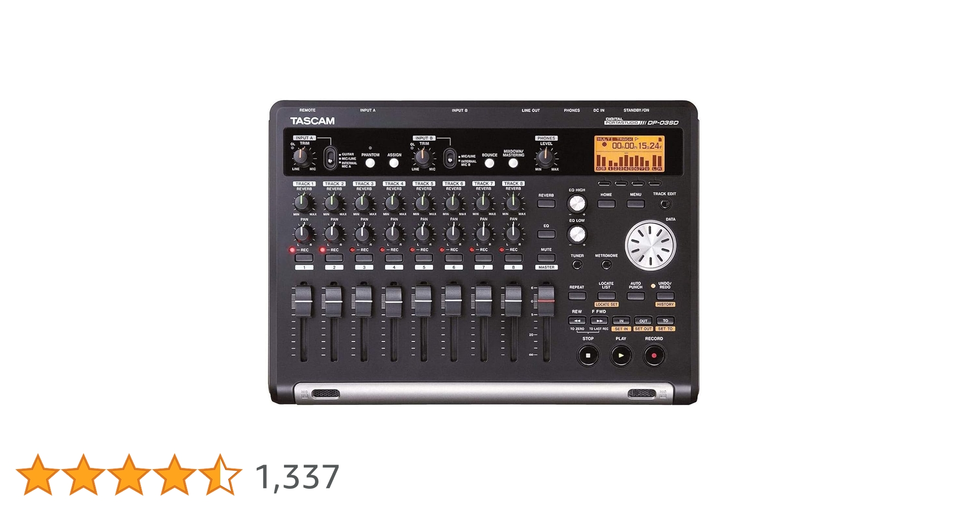 TASCAM DP-03SD デジタルポータブルスタジオ DP-03SD | フェーダー搭載8トラック SD/SDHC MTR | TASCAM (日本)