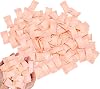 100pcs Compressed Towels, Disposable Face Towel, Mini Cotton Coin Tissue Style for Travel, Camping, Hiking, Sport, Beauty Salon, Home Hand Wipes and Other Outdoor Activities Pink