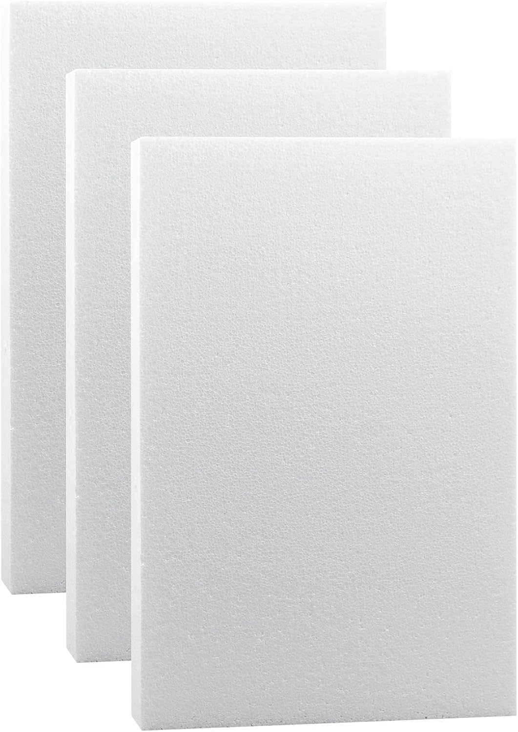 3 Pack Craft Foam Blocks,Polystyrene Blocks Rectangle Polystyrene