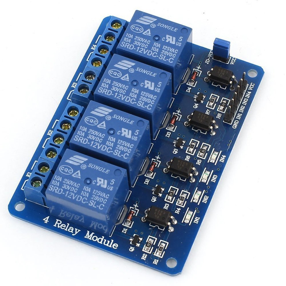 UG LAND INDIA 4 Channel DC 12V Relay Module with Optocoupler for UNO R3 MEGA 2560 1280 DSP ARM PIC AVR STM32 (B07T4TD1DD) Amazon Price History, Amazon Price Tracker