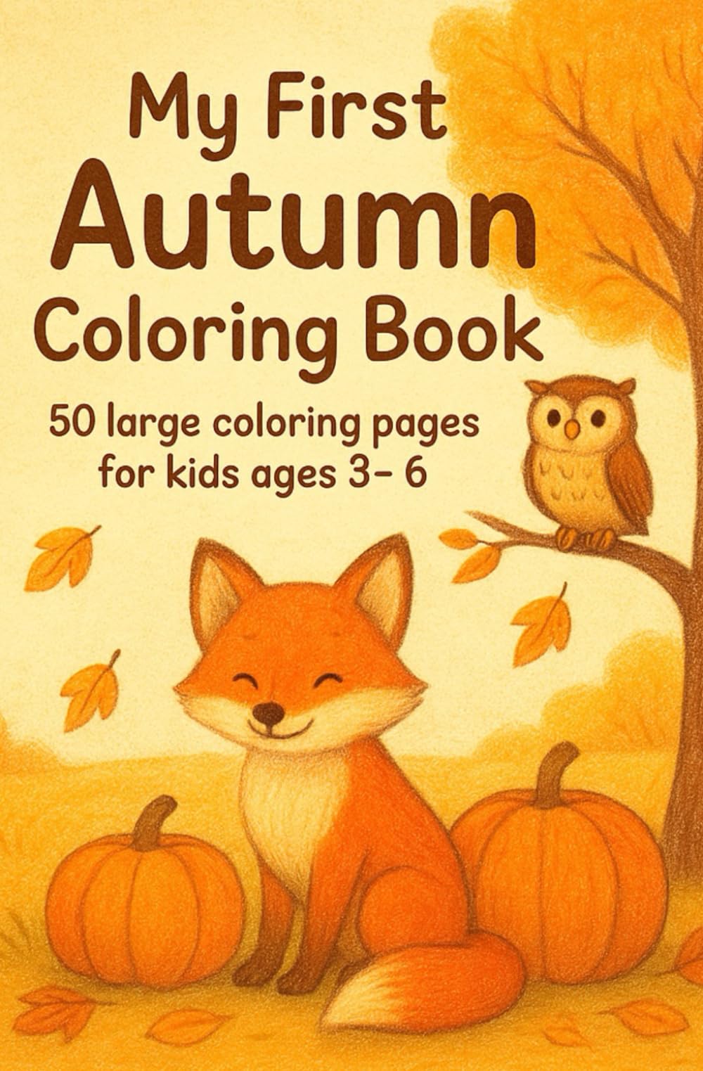 My First Autumn Coloring Book