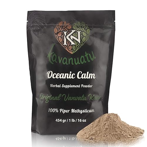 KAVANUATU Polvo de raíz de kava 100% Piper Methysticum, orgánico, vegano, sin OMG en polvo noble de Kava Alto contenido de kavalactona Bebida de