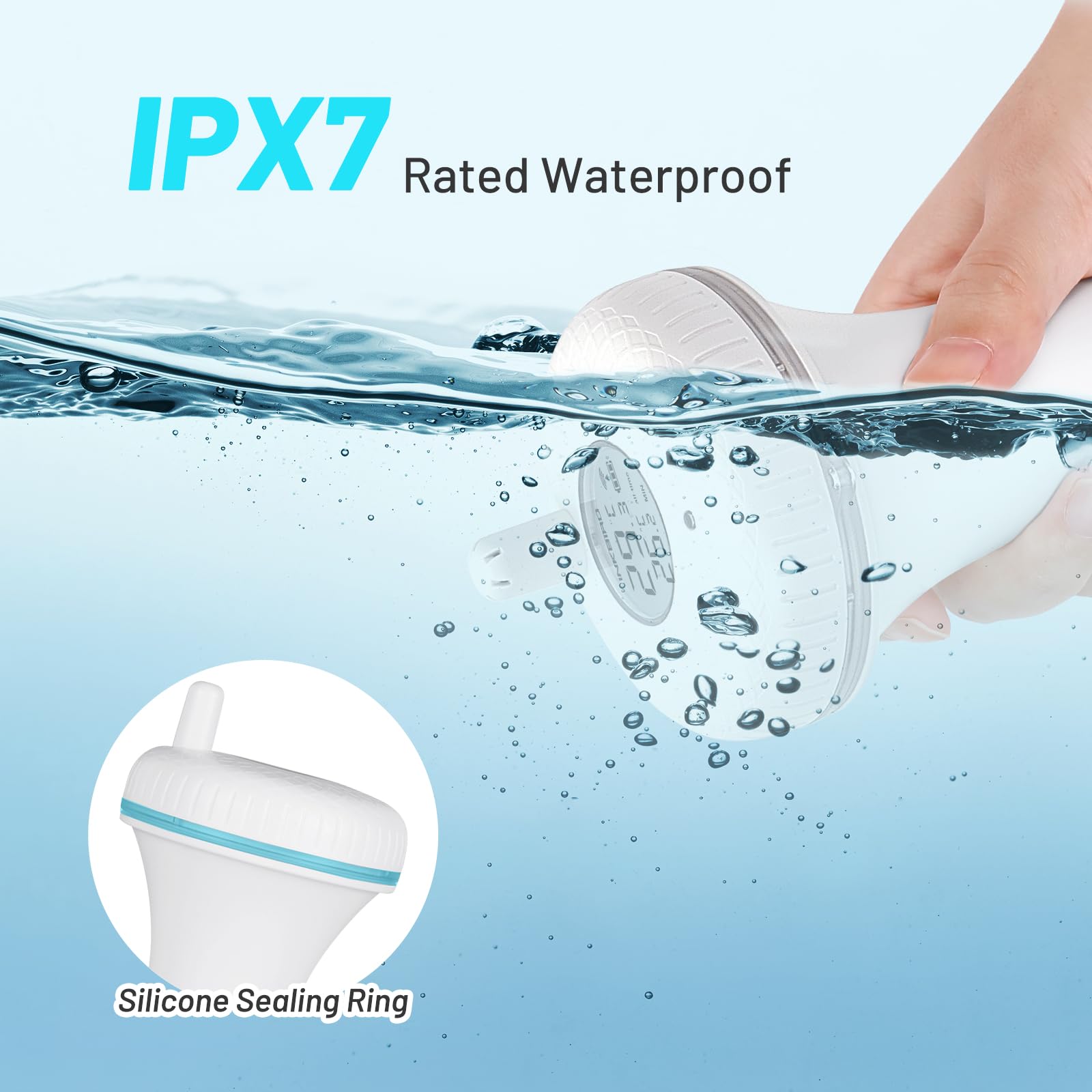 Inkbird Thermomètre de Piscine Flottant sans Fil avec Moniteur, Surveillance à Distance