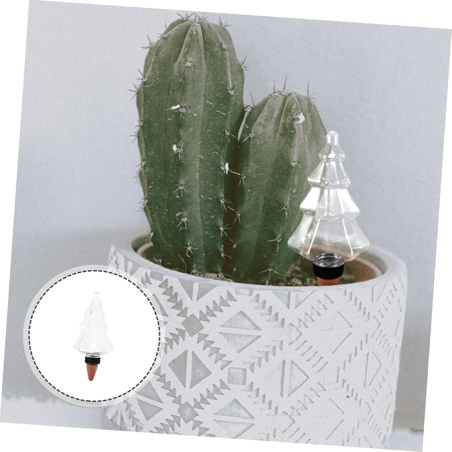 ORFOFE Self Watering Christmas Tree Planter Insert Creative Watering Device for Indoor Plants Durable Watering Tool for Home Gardening for Vacation Use