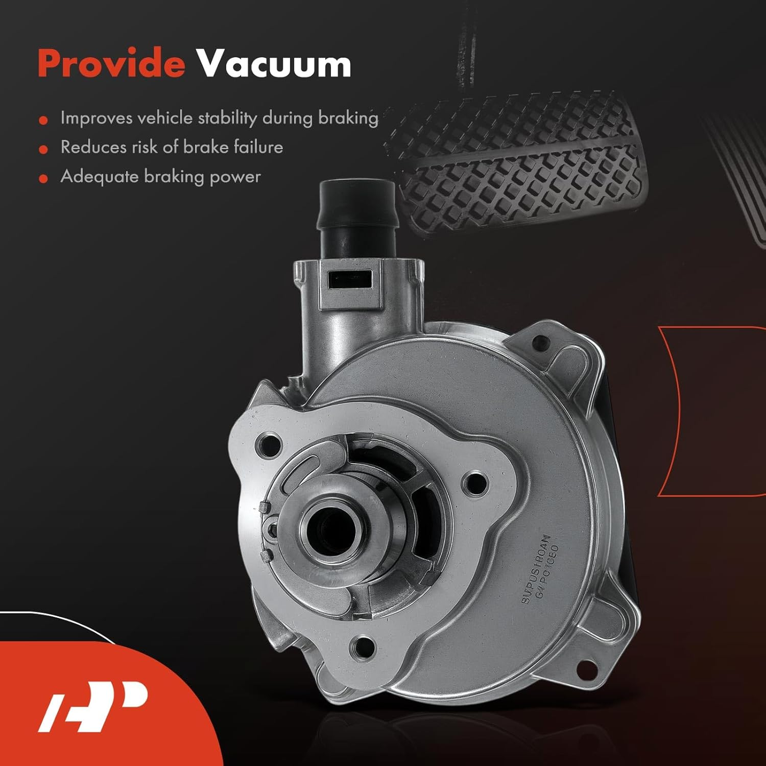 A-Premium Brake Vacuum Pump Compatible with BMW 323i 2007-2011, 328i 2008-2013, 328xi 2007-2008, X5 2007-2010, 528i 2008-2011, 528xi 2008, 528ixDrive 2009-2010, X3 2007-2012, 128i 2008-2013, Z4