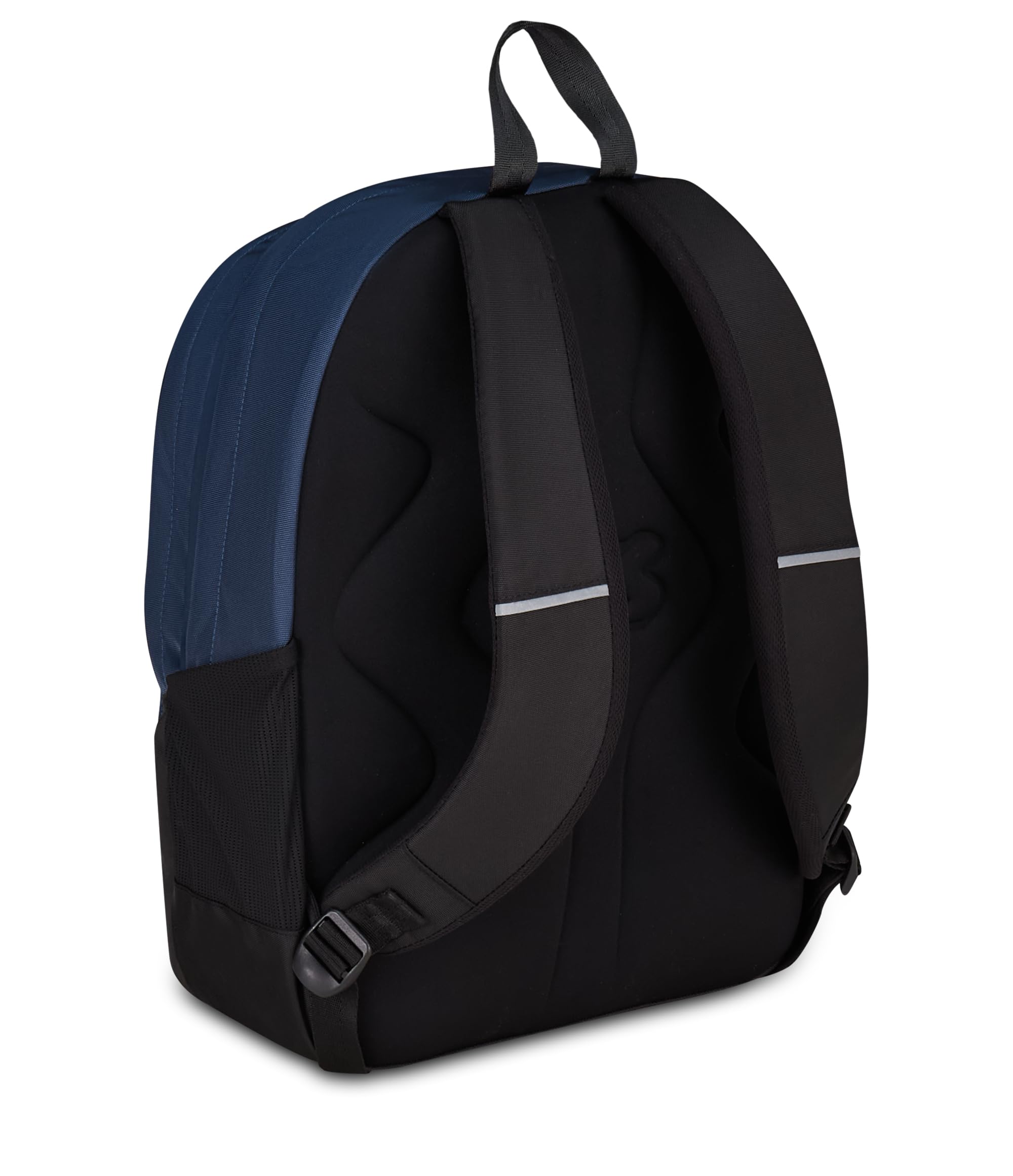 Seven Zaino Scuola TECH LINE, Doppio Scomparto, Blu, 30 L, Multifunzione, Tasca con organizer, Tasca porta borraccia, Scomparto porta pc, Scuola media e superiore, Bambini, Ragazzi