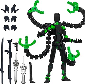 Assembled T13 Action Figure Set Complete 3D Print Robot 13 Action Figure T13 Action Figure |