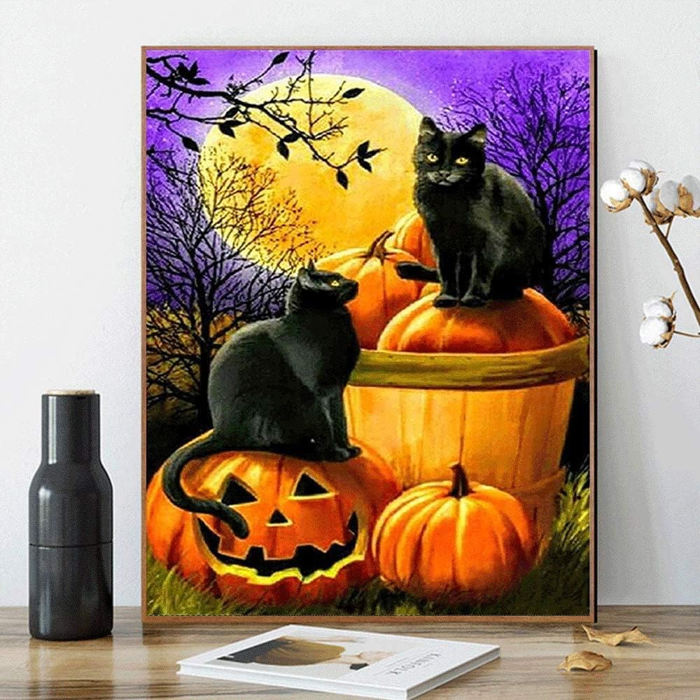 Kimily DIY Paint by Numbers for Adults Kids Pumpkin