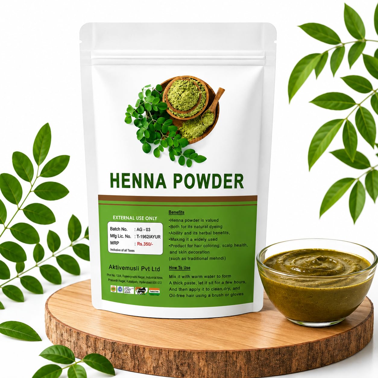 Henna Powder for Hair Colour for Women & Men-picture-41