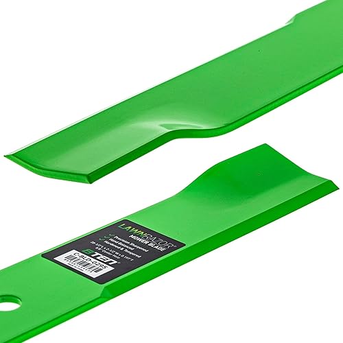 Miniatura 4 de 8TEN LawnRazor - Juego de cuchillas para Exmark Lazer Z AS XP Turf Ranger 60" 103-2510-S 1-613111 (elevación baja), paquete de 3
