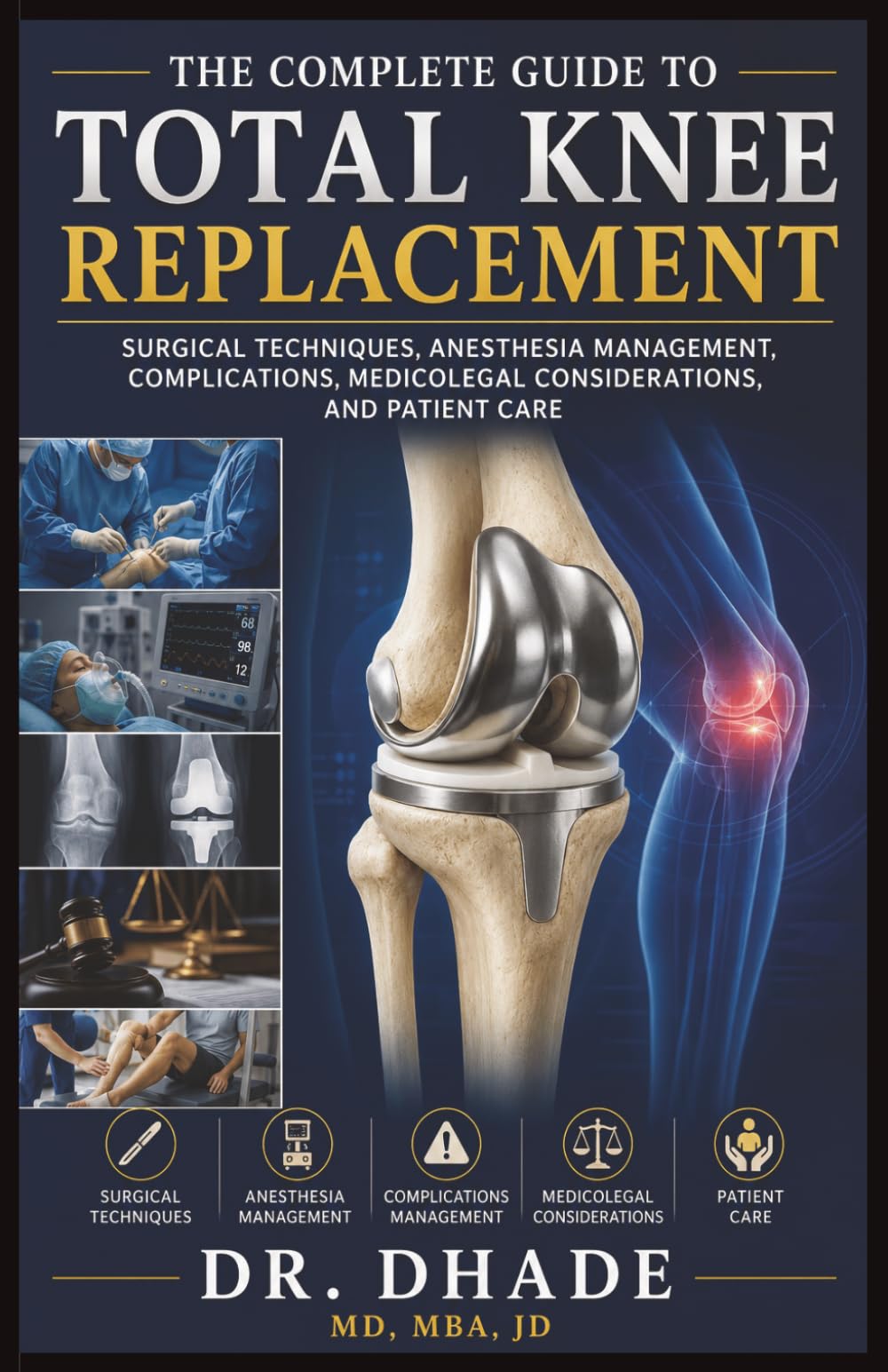 THE COMPLETE GUIDE TO TOTAL KNEE REPLACEMENT: SURGICAL TECHNIQUES, ANESTHESIA MANAGEMENT, COMPLICATIONS, MEDICOLEGAL CONSIDERATIONS, AND PATIENT CARE