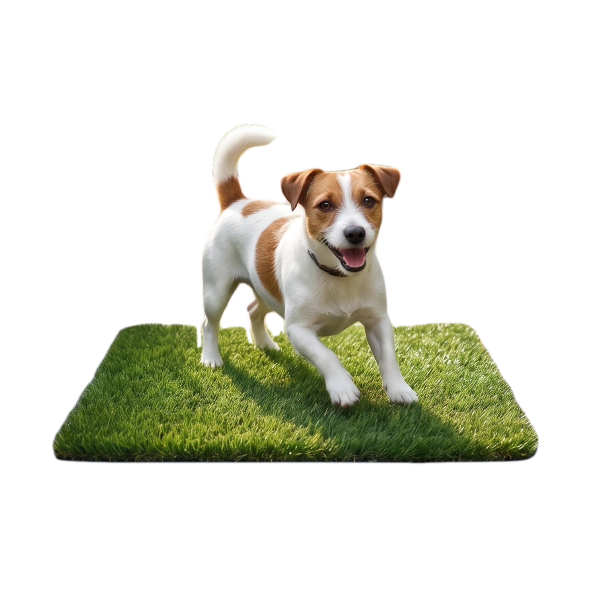 Artificial Grass for Dogs with Reusable Puppy Pad, 46 X 71 cm Pet Pee Fake Grass, Dog Toilet Grass Mat Potty Training Grass Pads for Indoor Apartment Dog Training(Green)