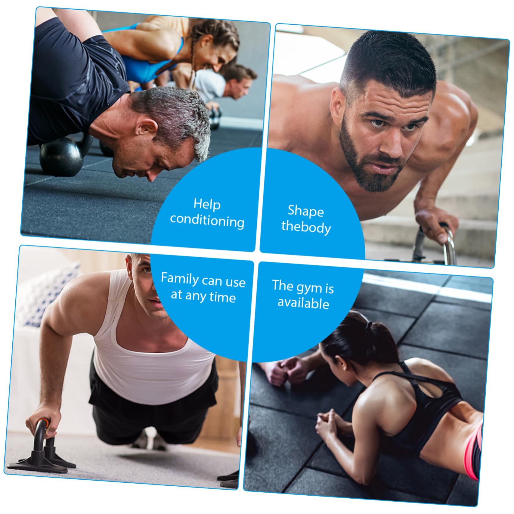 Toddmomy Home Gym Equipment Push-up Bar Exercise Equipment for Home Workouts Push-up Stand Press-up Hand Grip