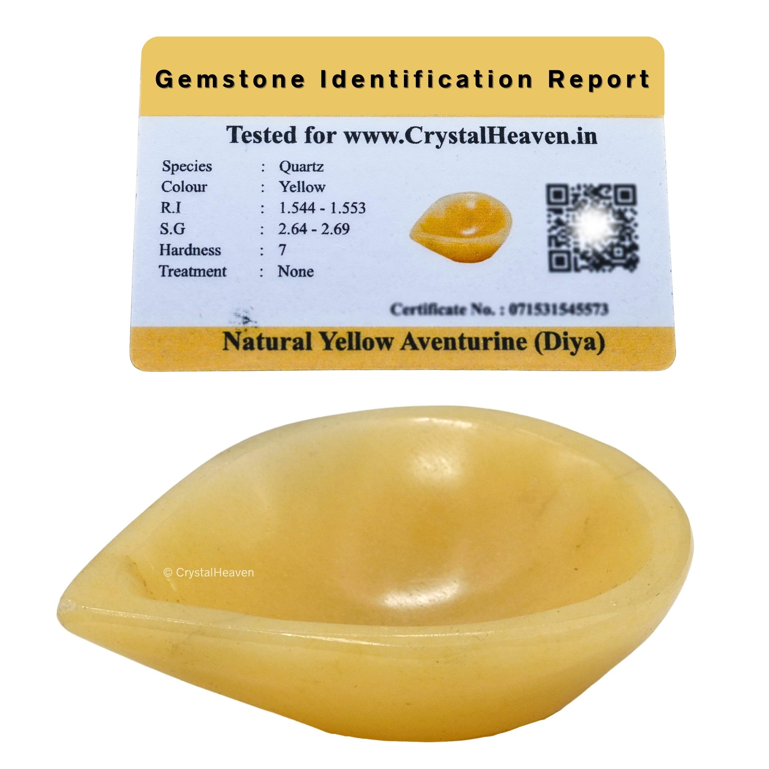 Certified Diwali Diyas for Decoration for Home, Gemstone Diya for Diwali Decorations and Navratri Decoration - Unique Diwali Decoration Items for Home Decor Gift Items (1 Batti, Yellow Aventurine) (B0BG8SV1JS) Amazon Price History, Amazon Price Tracker