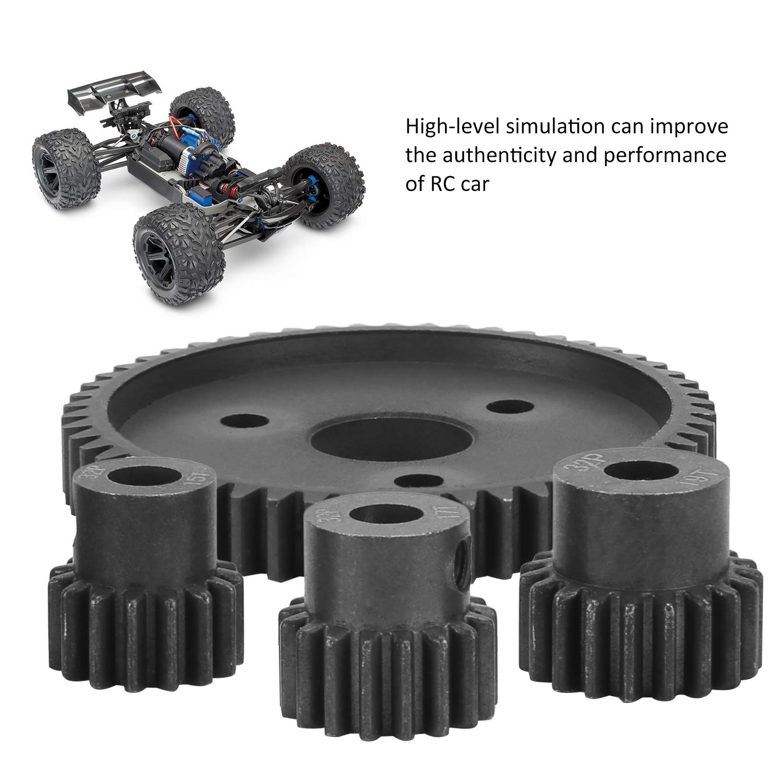 M1 Stalen Tandwielset 15T-23T (5 Stuks) Voor 1/5 RC Auto's – Compatibel Met Traxxas X-Maxx & Borstelloze Motoren
