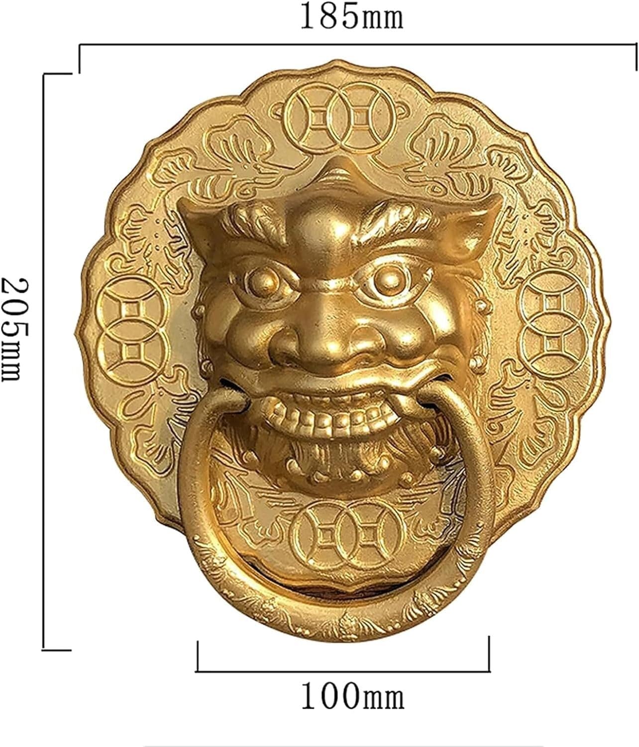 Amazon.co.jp: アンティーク ライオン 玄関ドア ドアノック ブロンズ