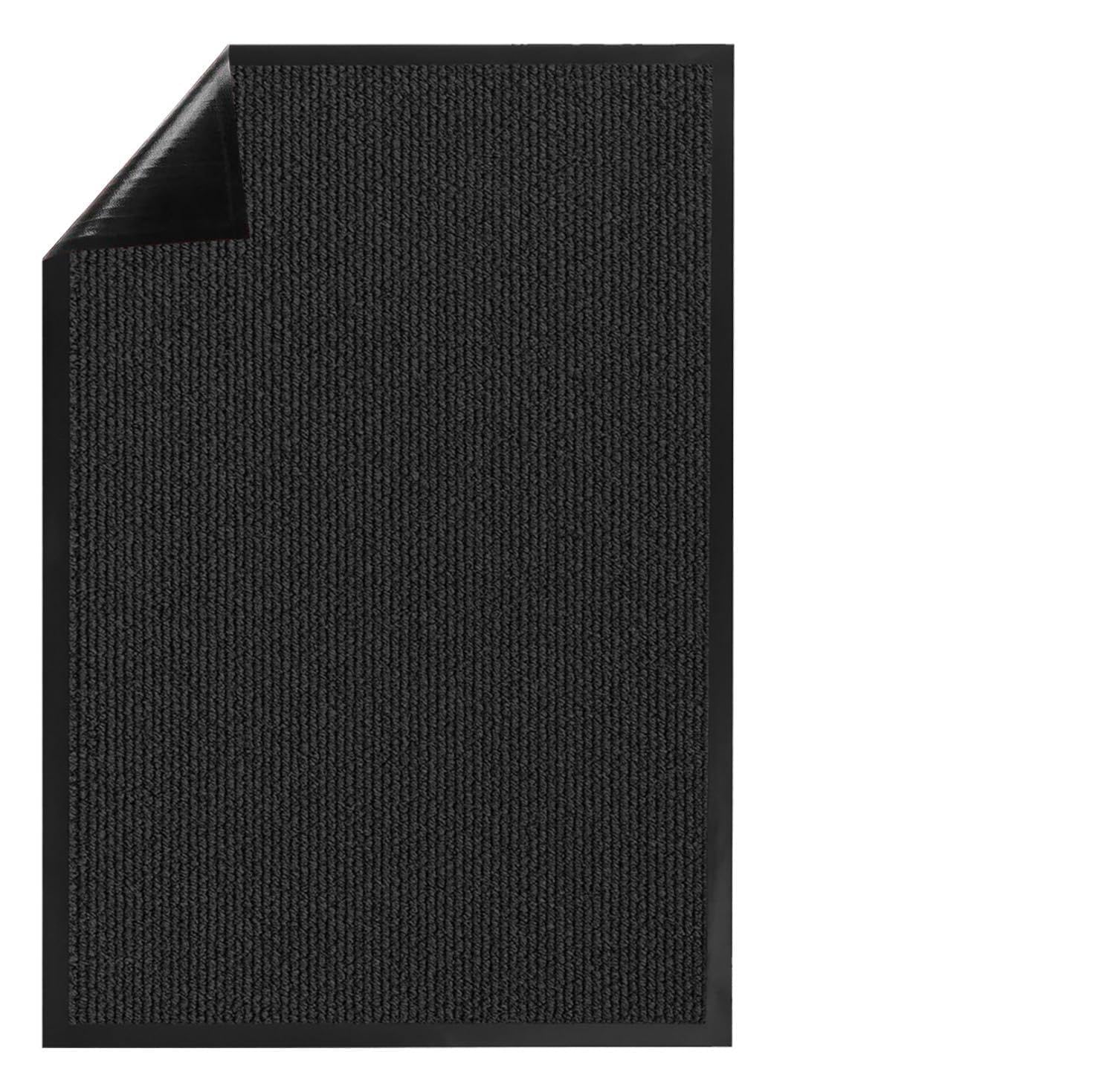 TradeXone Door Mat Non-slip Mats-Stain-Resistant Entrance Rug- Heavy Duty Washable Door Mats Indoor- Dirt Capture, Super Absorbent, Soft Feel Polyester Door Mats Outdoor