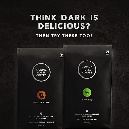 Miniatura 7 de Kicking Horse Coffee café tostado oscuro de granos enteros