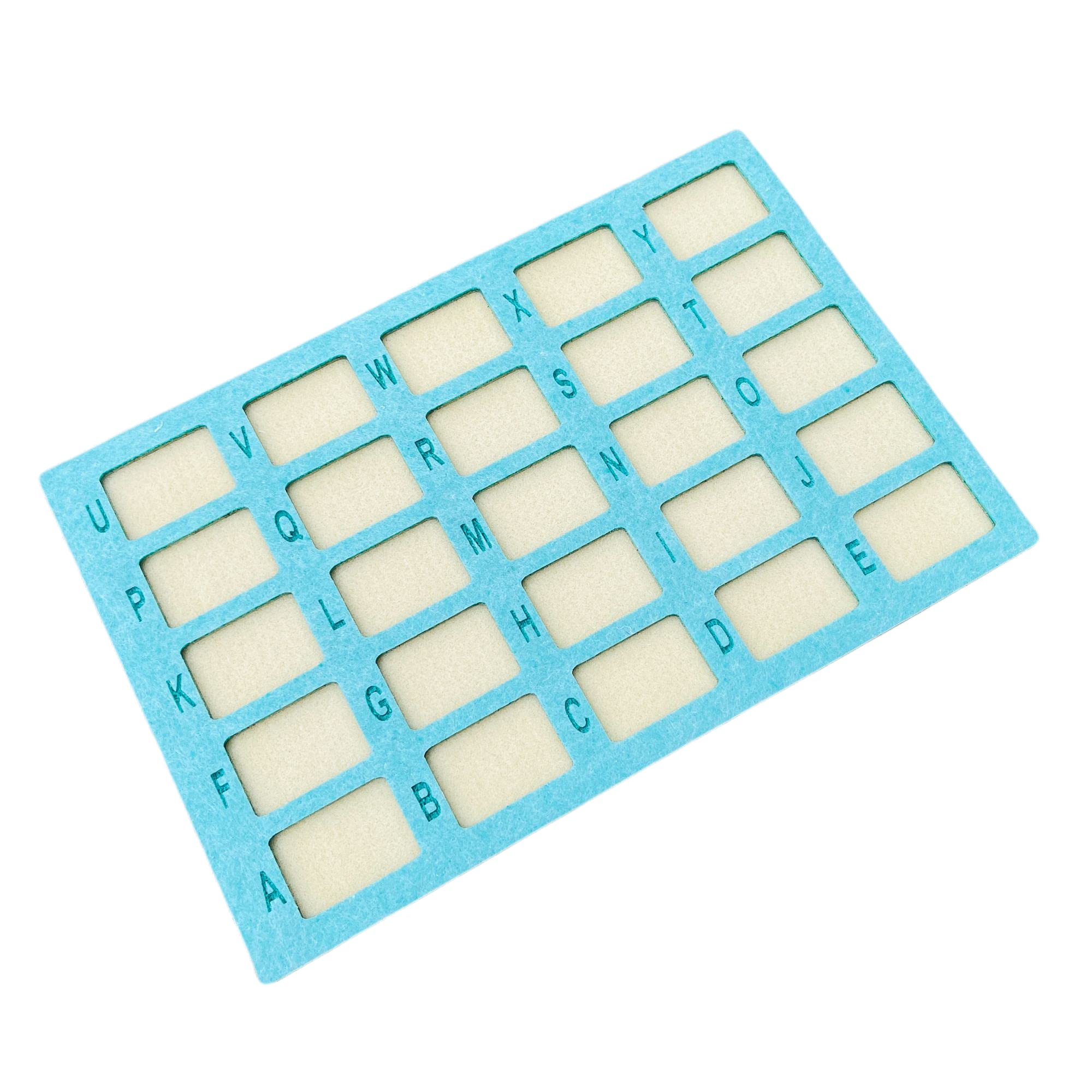Tapis de perlage organisateur de perles haut de gamme 25 cases taille L