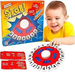 Jogo Stop Em Português Tecla Letras Palavras Responda Rápido Com Temporizador De Mesa Educativo 10 Segundos Divertido Infantil Presente Menino Menina Português Kizumba