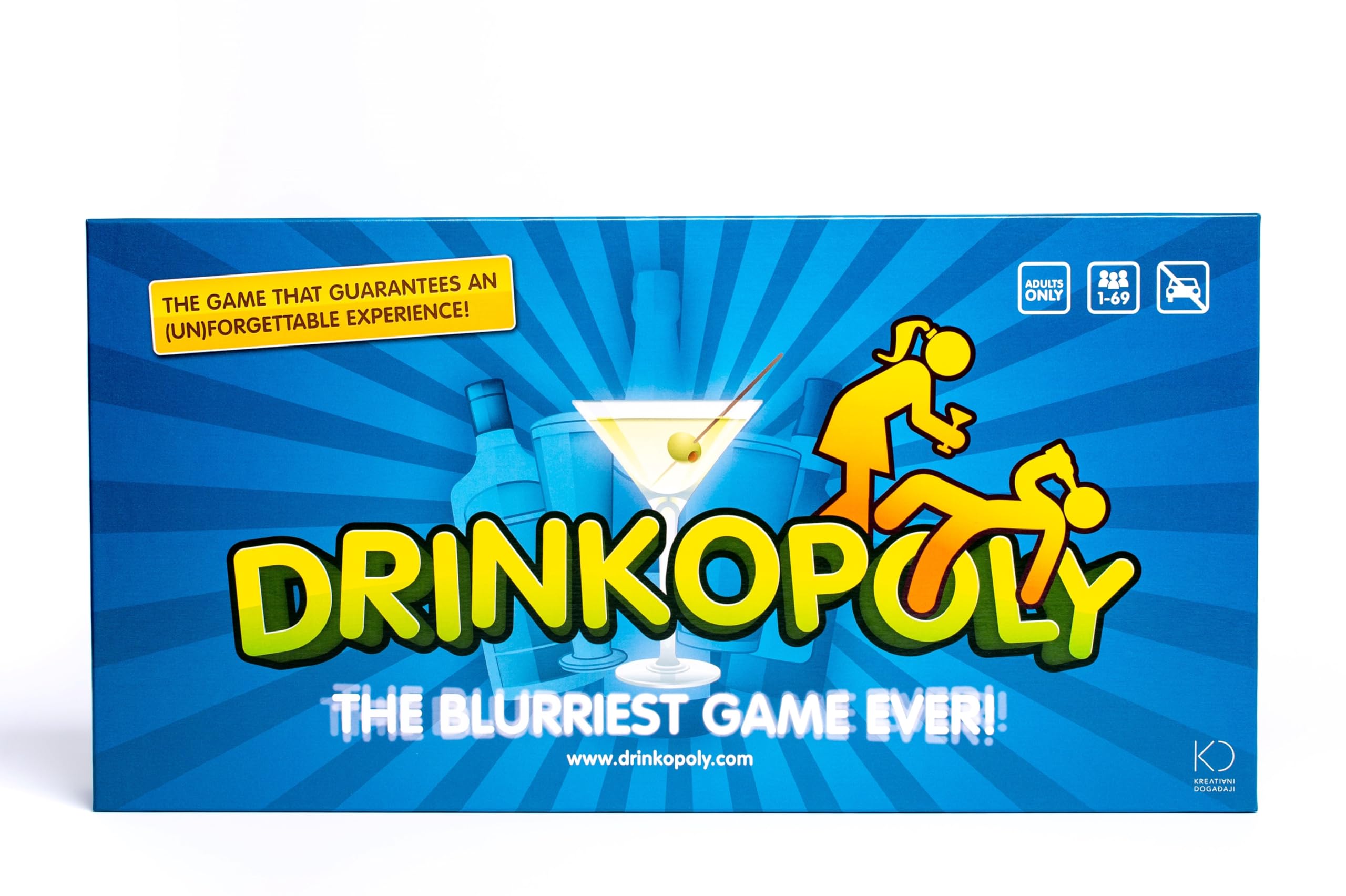 Drinkopoly Fun Board Game for Grown-ups