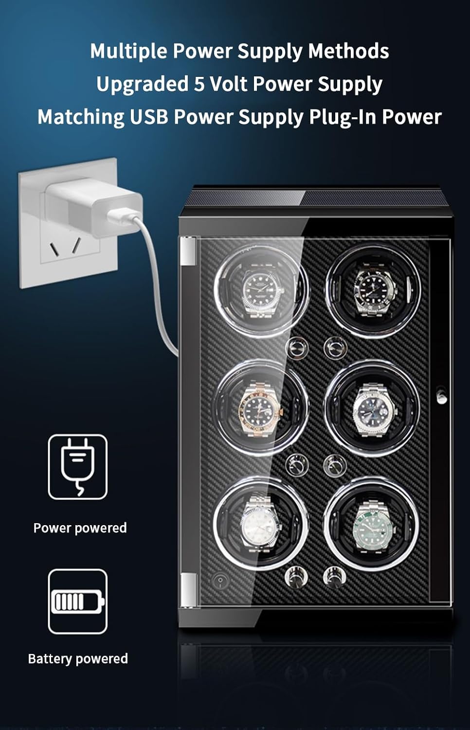 HOKUTO ワインディングマシーン 腕時計自動巻き器 ウォッチワインダー