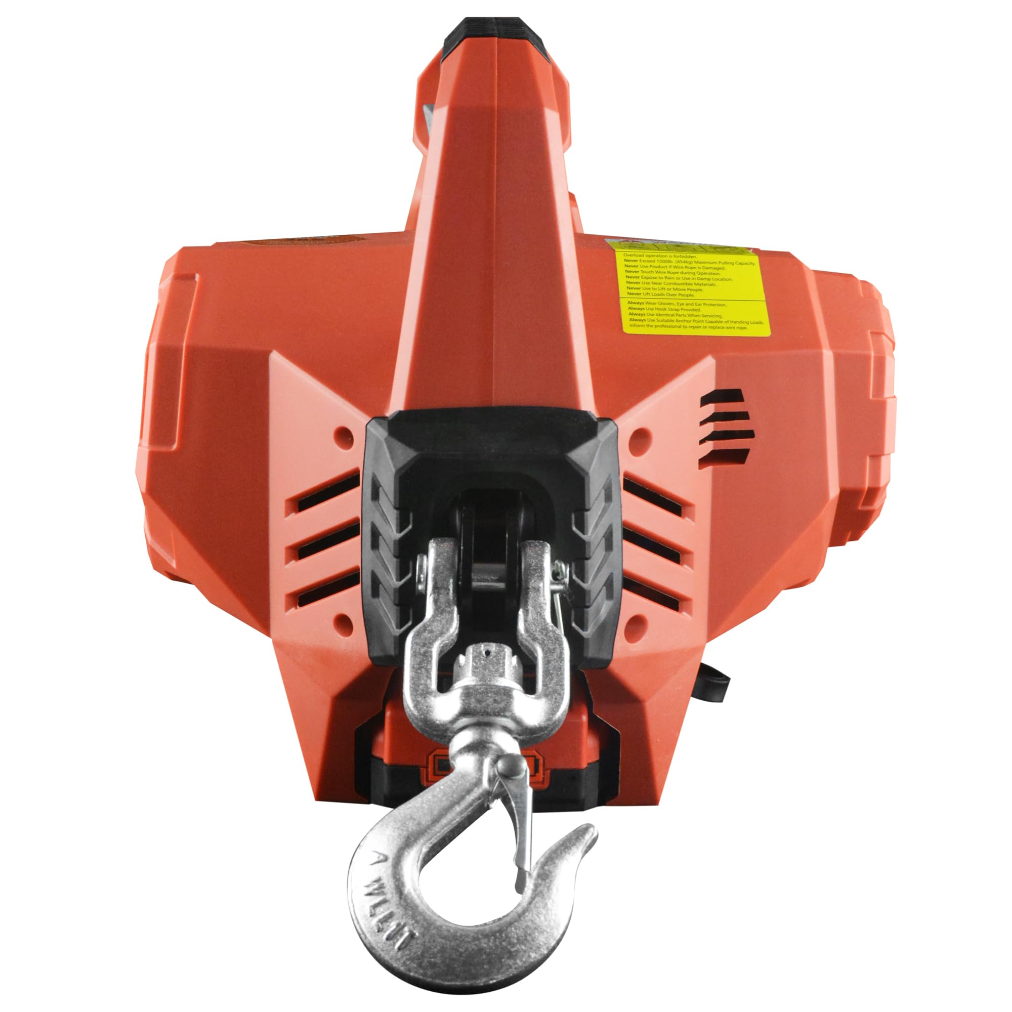 Treuil électrique à batterie portable avec Télécommande sans fil 24 V, 453 kg | 1000 lbs – Treuil avec corde synthétique de 12 m de long, portable pour industrie, remorqueur, remorque