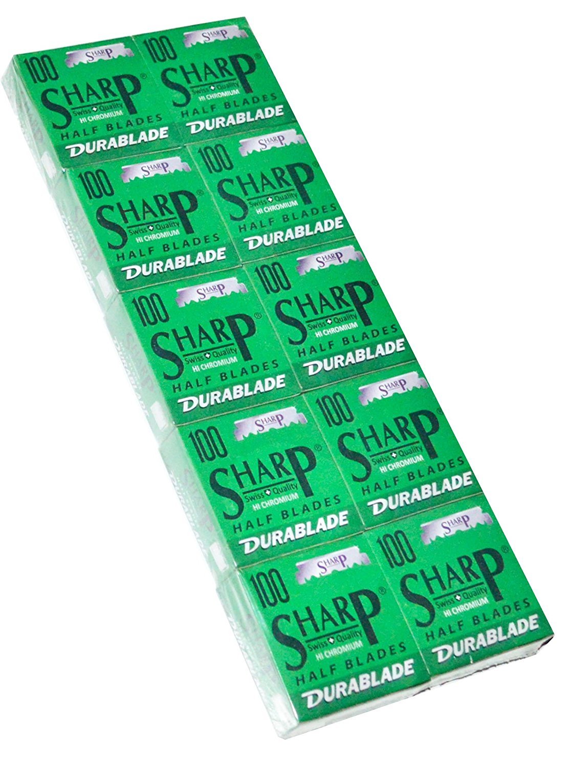 Sharp Half Blades - 1000 Blades (10 boxes of 100 blades) )