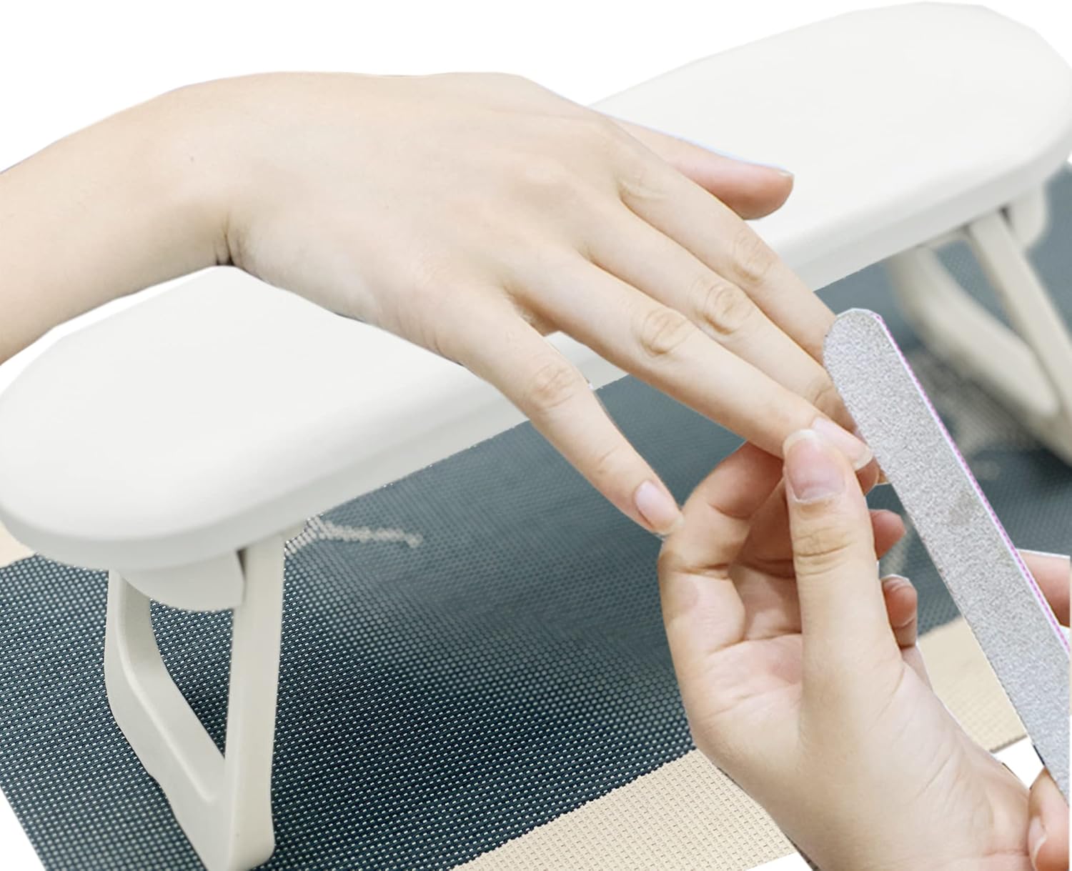 Arm Rest for Nails, AMOYUN Nail Arm Rest Nail Cushion Foldable Manicure