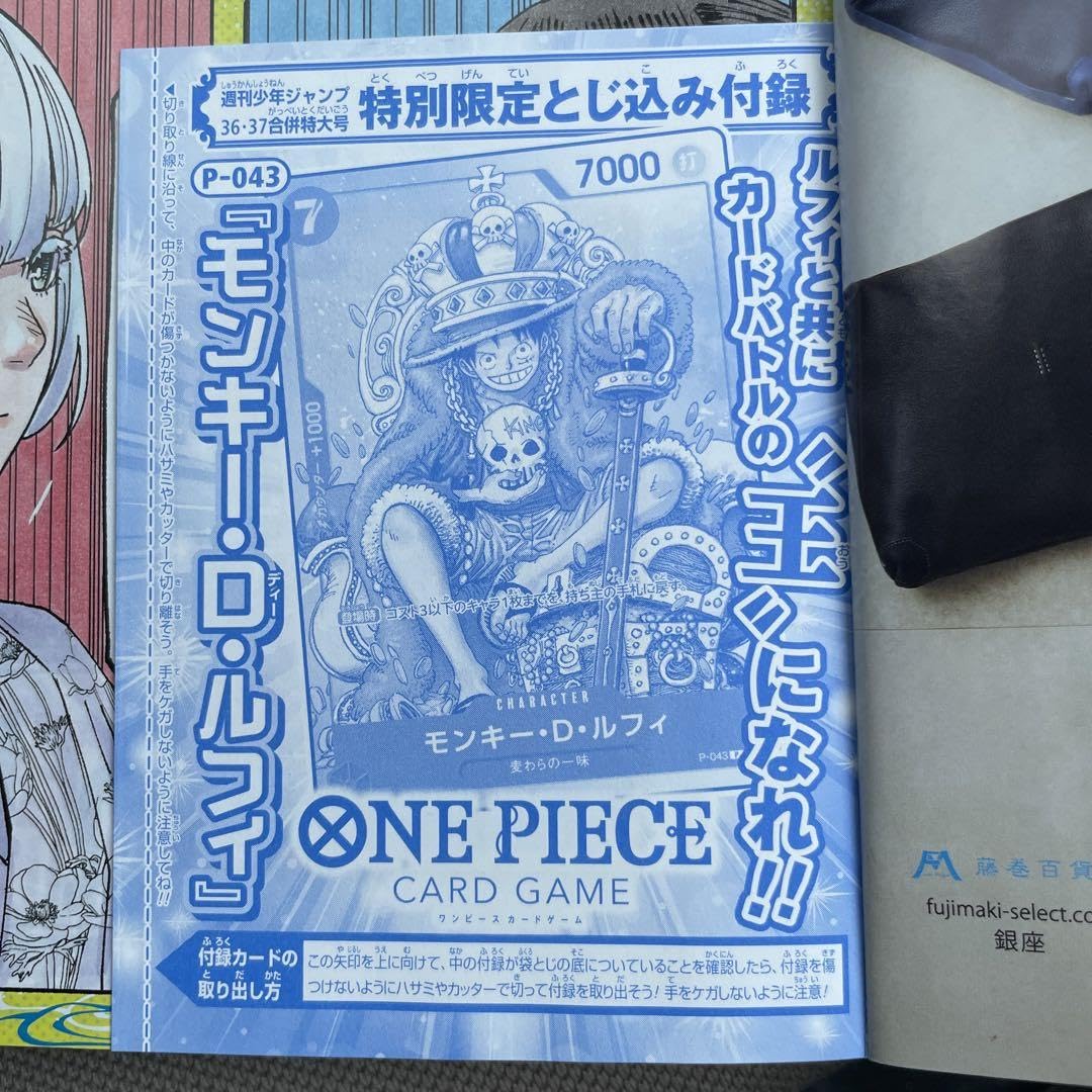 Amazon.co.jp: ワンピ ース カード 週刊少年ジャンプ特別限定とじ込み