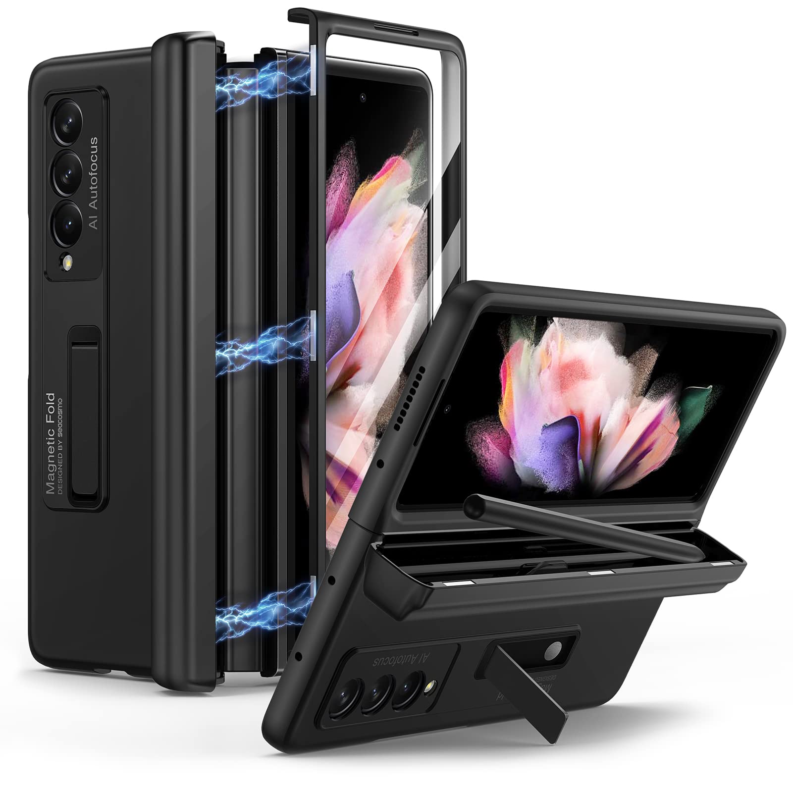 Buy seacosmoCase for Samsung Galaxy Z Fold 3 5G with Builtin Screen