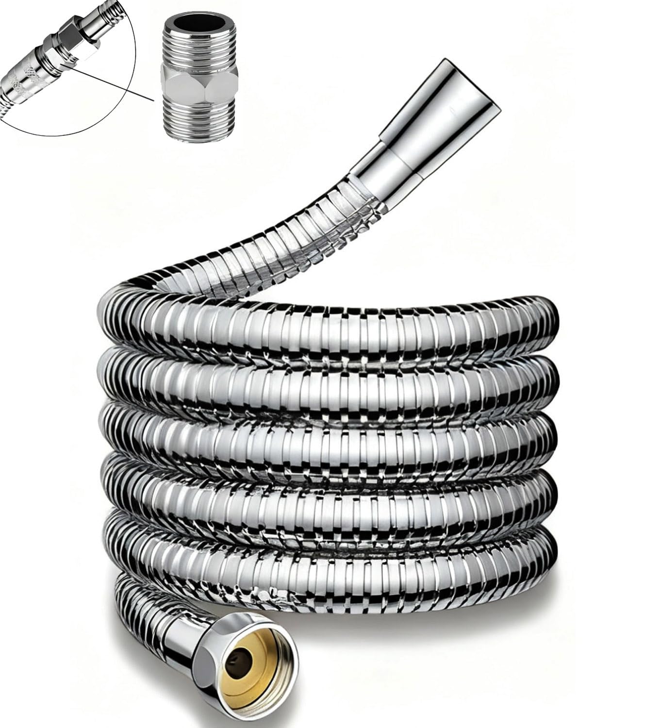 Aoicxb One Color 1M 1.5M 2M 3M 4M 5M 10M Shower Hose, Extra Long Shower Hose, Bathroom Accessories, Send Matching Bathroom Accessories(4M/13.12Ft)