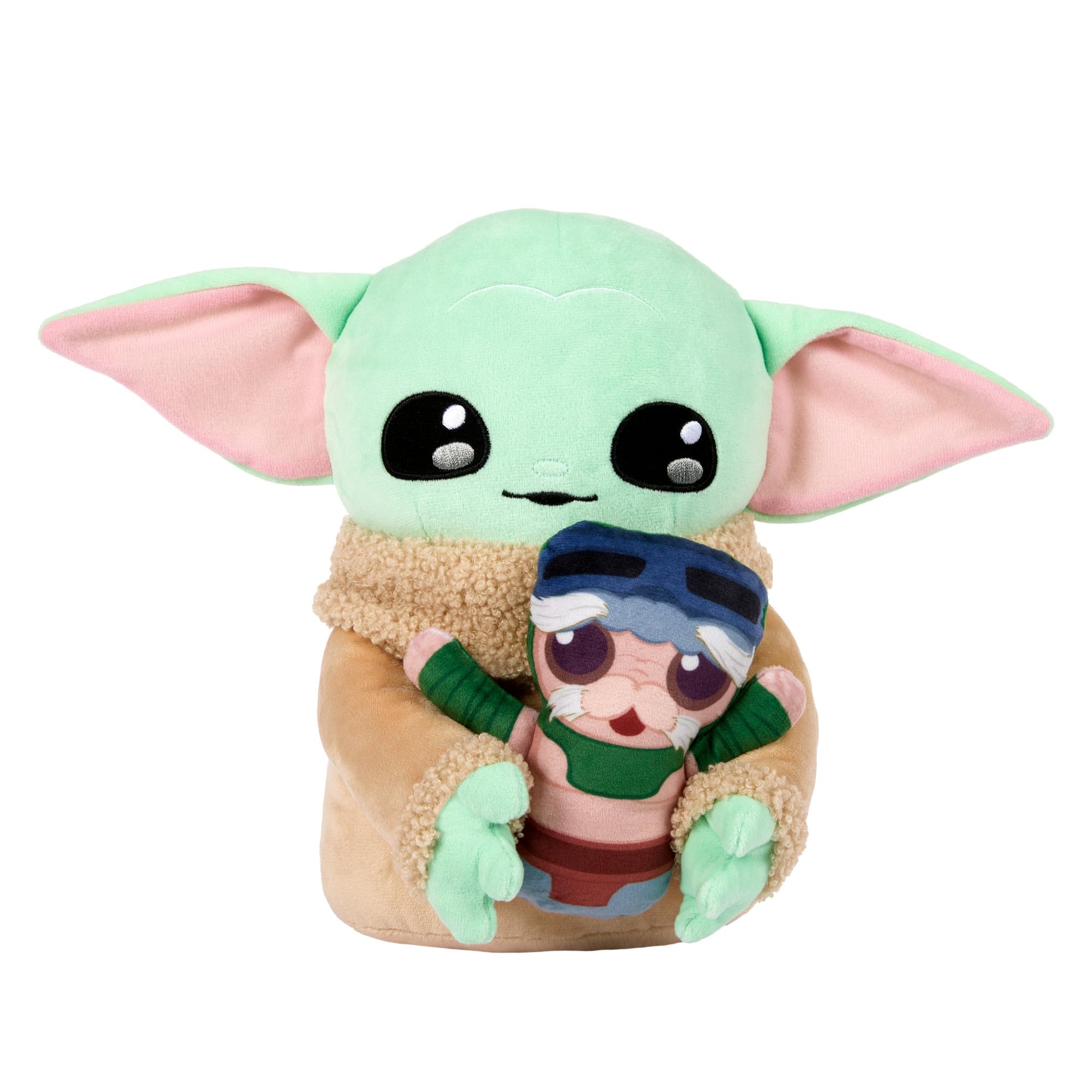 ぬいぐるみ Star Wars: The Mandalorian The Child Mattel Star Wars HXV50 Grogu Plush Toy and Small Soft Anzellan
