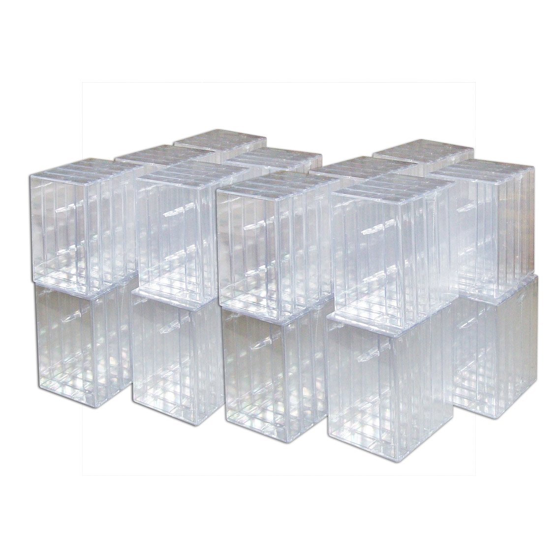 Musik-Cassettenhüllen/Leerhüllen, MC-Kassetten-Hüllen, transparent-hochklar (100 Stück)