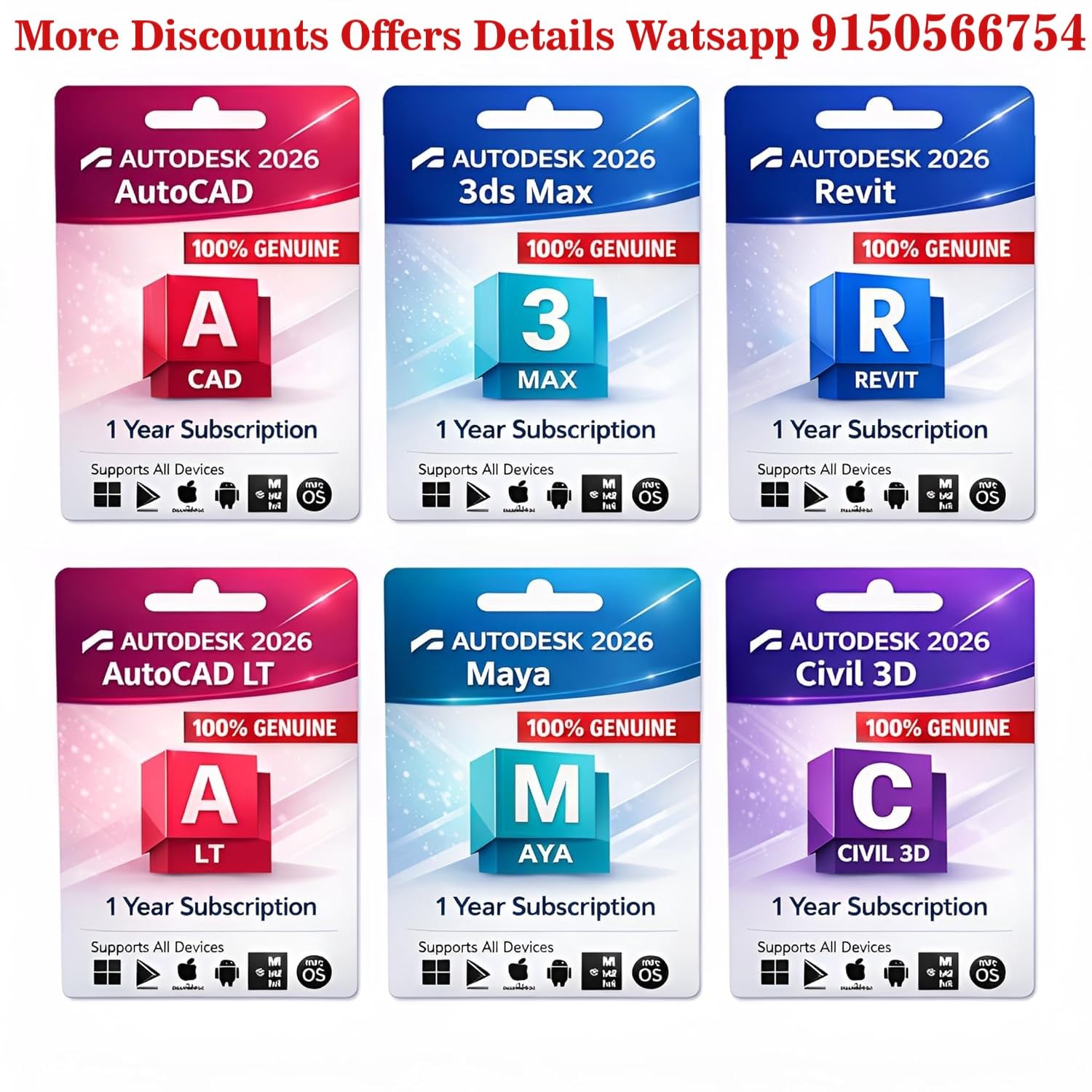 Auto Desk (new 2026) All Apps with Ai Maya, Revit, Fusion 360, Autocad Lt, 3Ds Max, Inventor, Civil 3D, Navisworks & More (3 Years Subscription) | Unlimited Reinstallation & Online Updates (100% Genuine from Official Website, Bind your Own Account) (All Devices Supported)-image-28