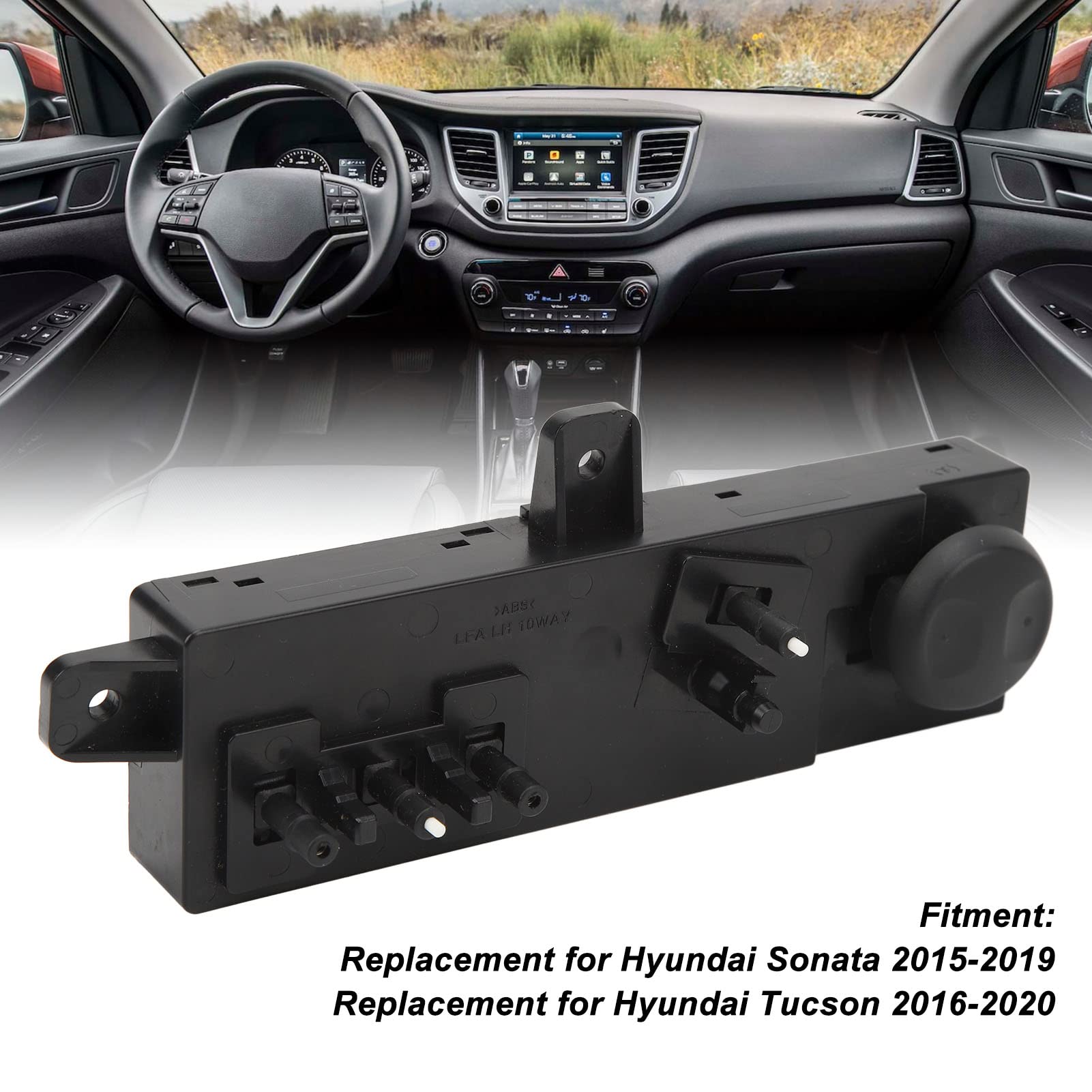 Przełącznik Fotela Samochodowego, Przełącznik Fotela Elektrycznego 88193-C2020TRY Stabilna wydajność Zamiennik dla Sonata Tucson