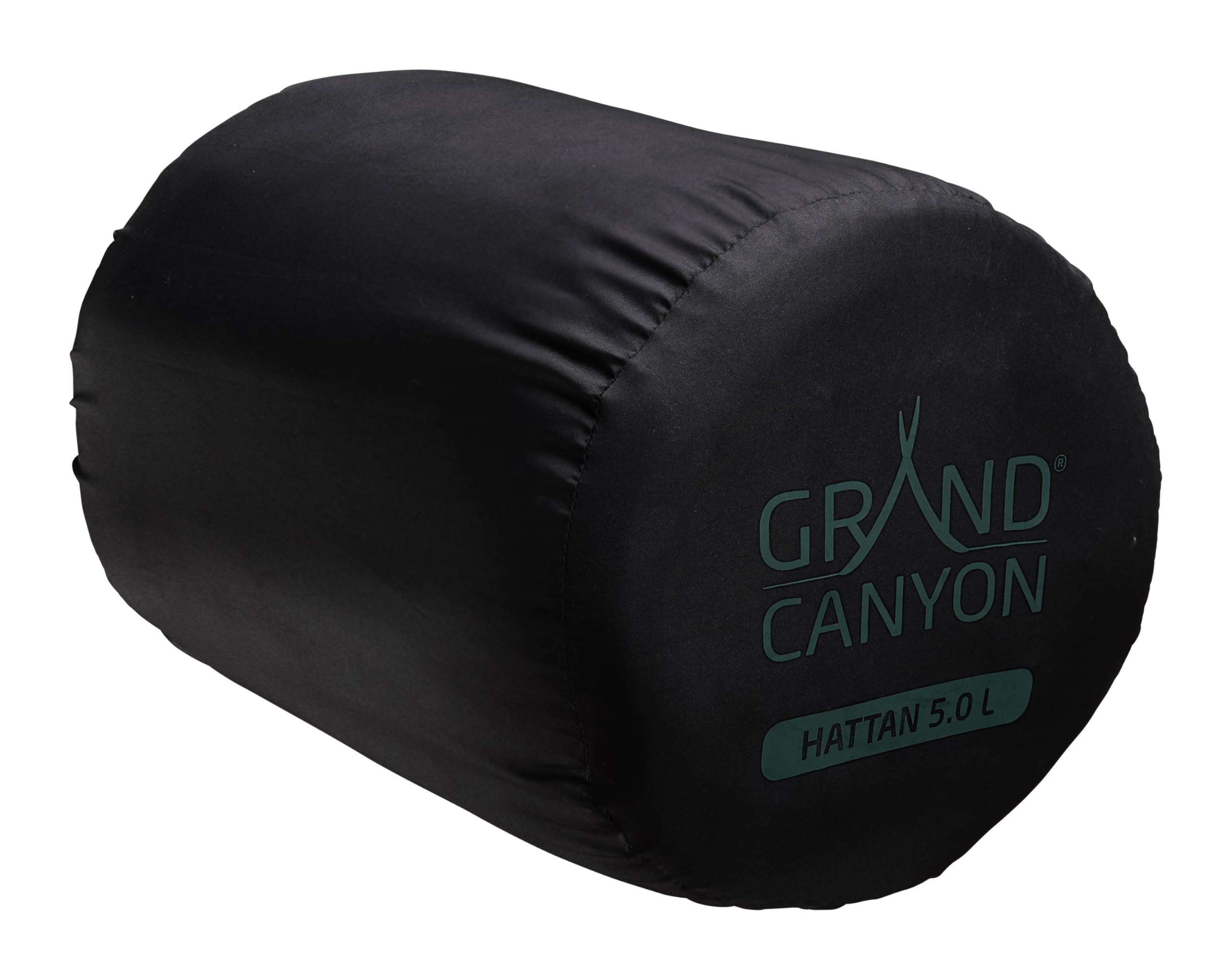 Grand Canyon Hattan 5,0 l – samopompująca się karimata, mata kempingowa – 198 x 63 x 5,0 cm – ogród botaniczny (ciemnozielona), rozmiar L