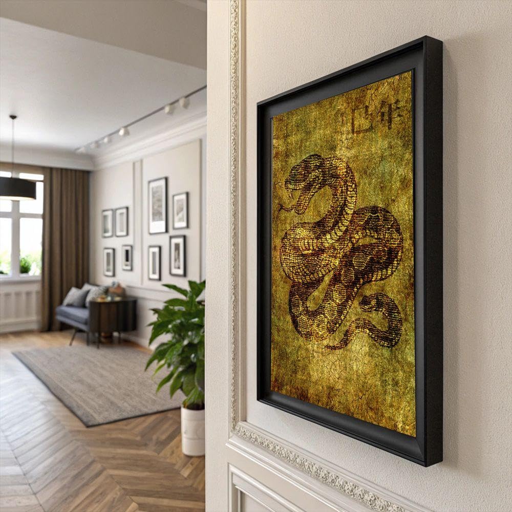 Amazon.co.jp: S1 巳年 (へびどし) 2025年 干支 蛇 A4ポスター