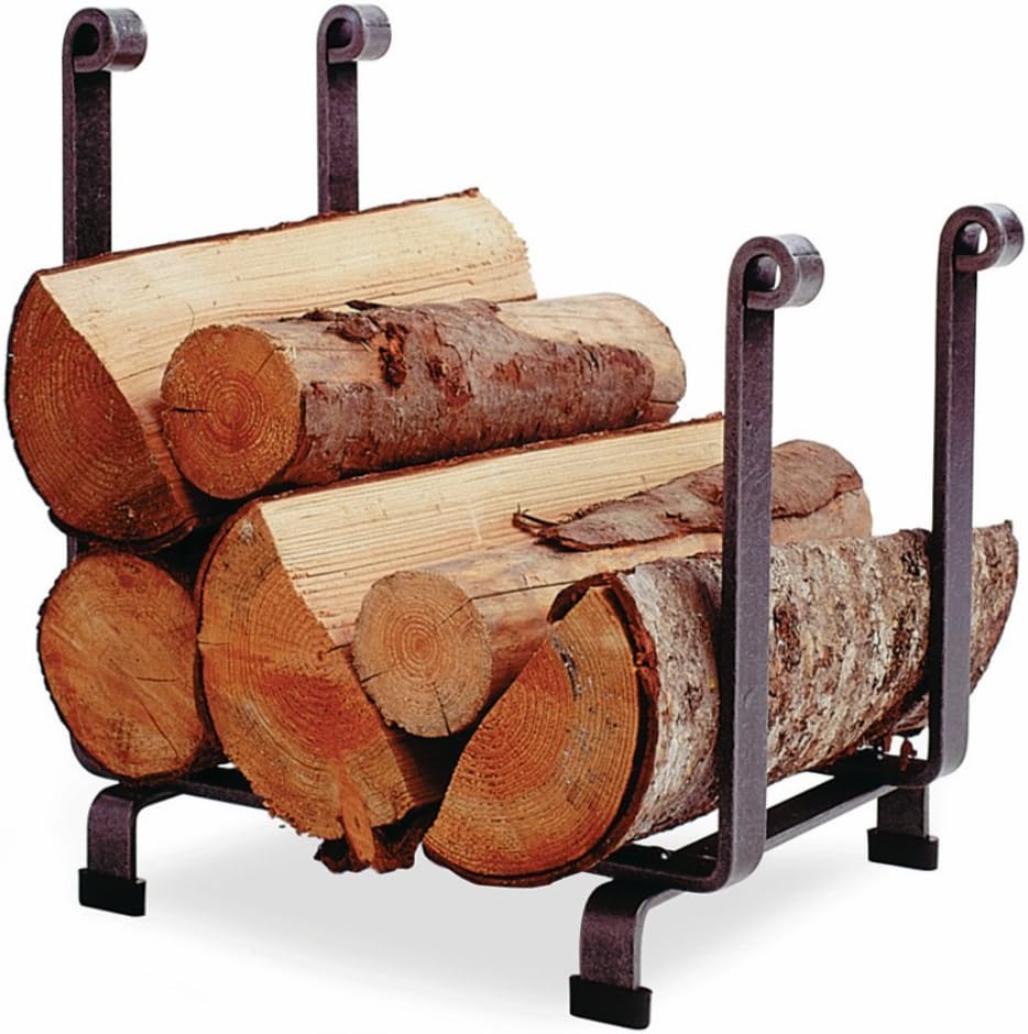 Enclume Hearth Log Rack, Hammered Steel