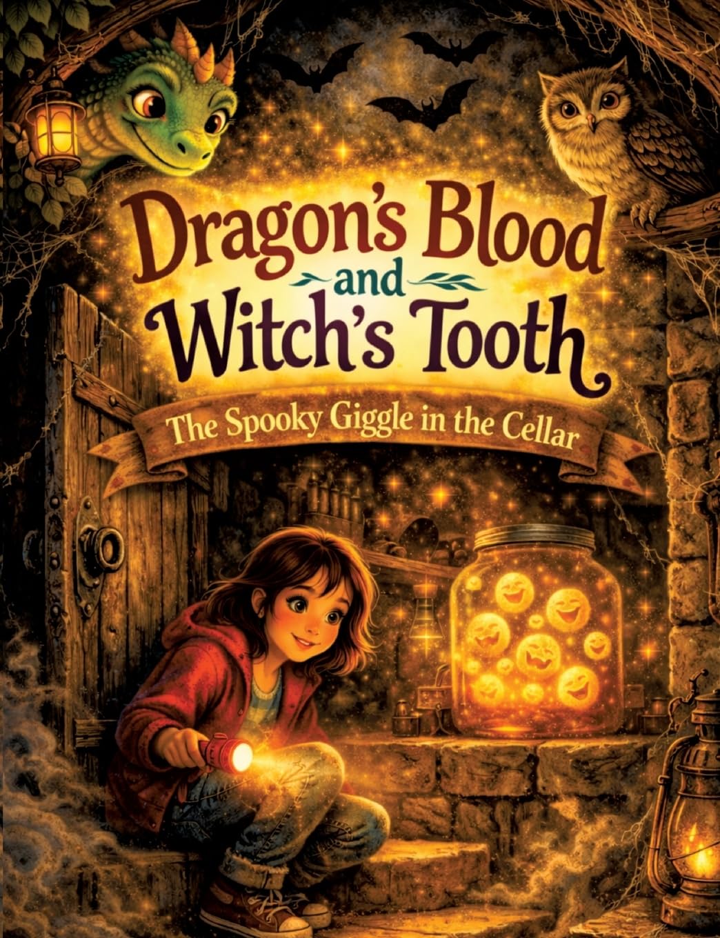 Dragon's Blood and Witch's Tooth: The Spooky Giggle in the Cellar - A magical adventure for children aged 8 and up
