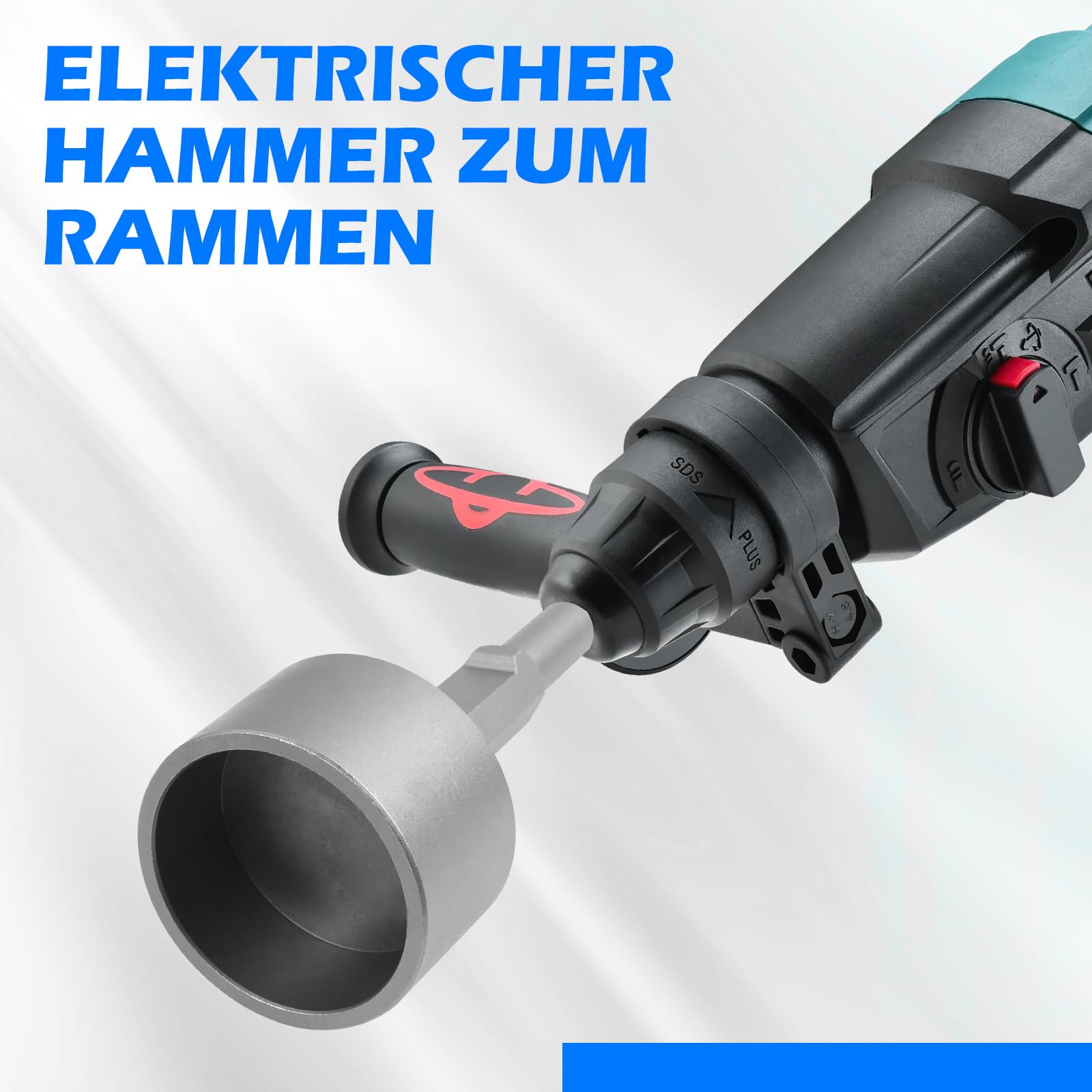 Jack Hammer Star Picket Driver, SDS HEX, wewnętrzny 85 mm, 105 x 220 mm, bity do wkładania słupków drewnianych rur, rur stalowych